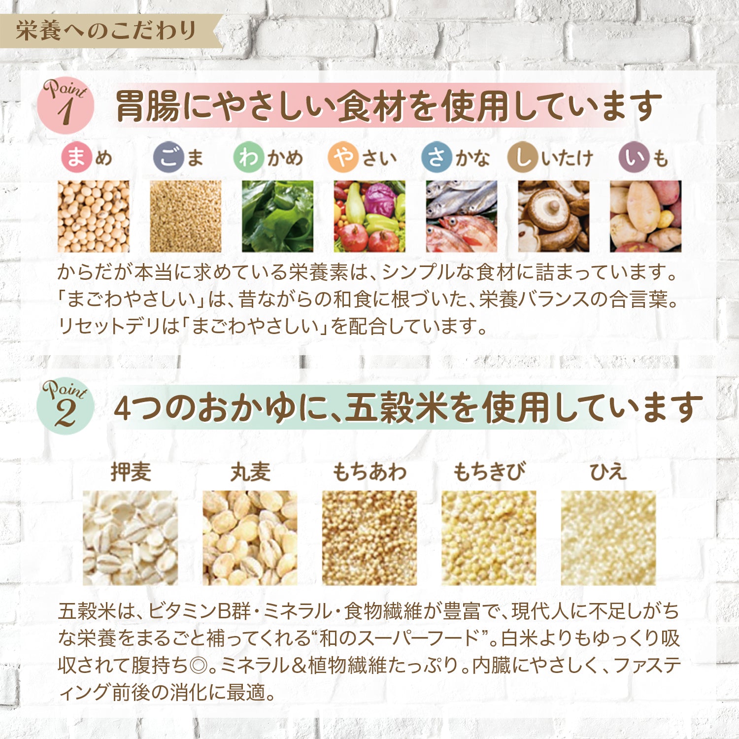 リムイット48PLUSのファスティングをサポートする前後食セット【Reset